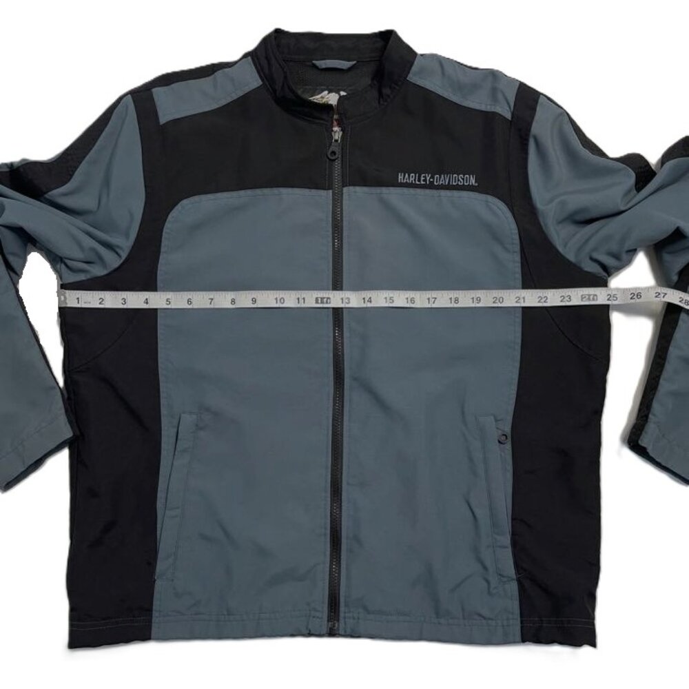 Harley-Davidson Jacket Mens Large Nylon Full Zip Pockets 97533-10VM 2009 Vtg - Picture 9 of 15